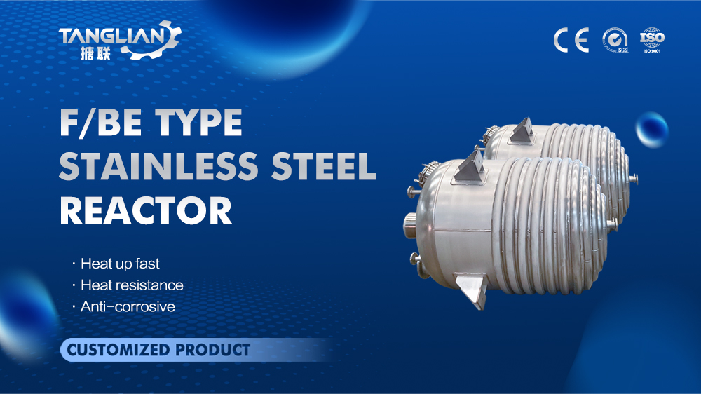 F/BE Type stainless steel reactor for chemicals